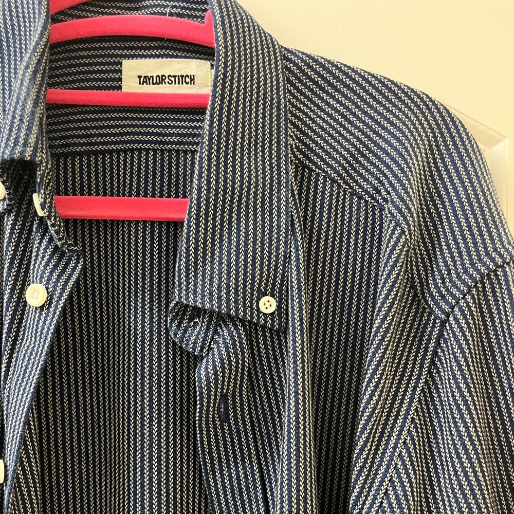 Taylor Stitch Roped Indigo Button Down